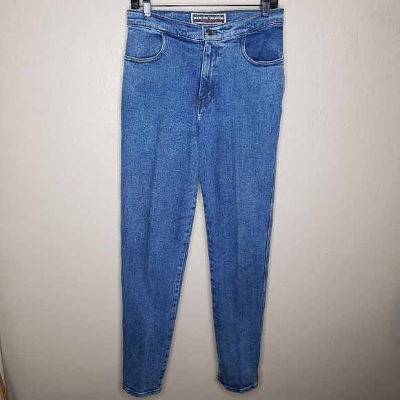 Harley-Davidson Denim - Vintage Harley Davidson Super High Waist Wedgie Jeans 10 /30 straight leg